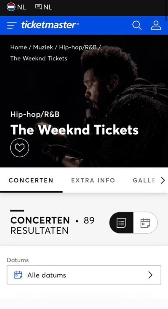 The Weeknd: After Hours Til Dawn Tour - Do 16 Jul 2026, Eén persoon