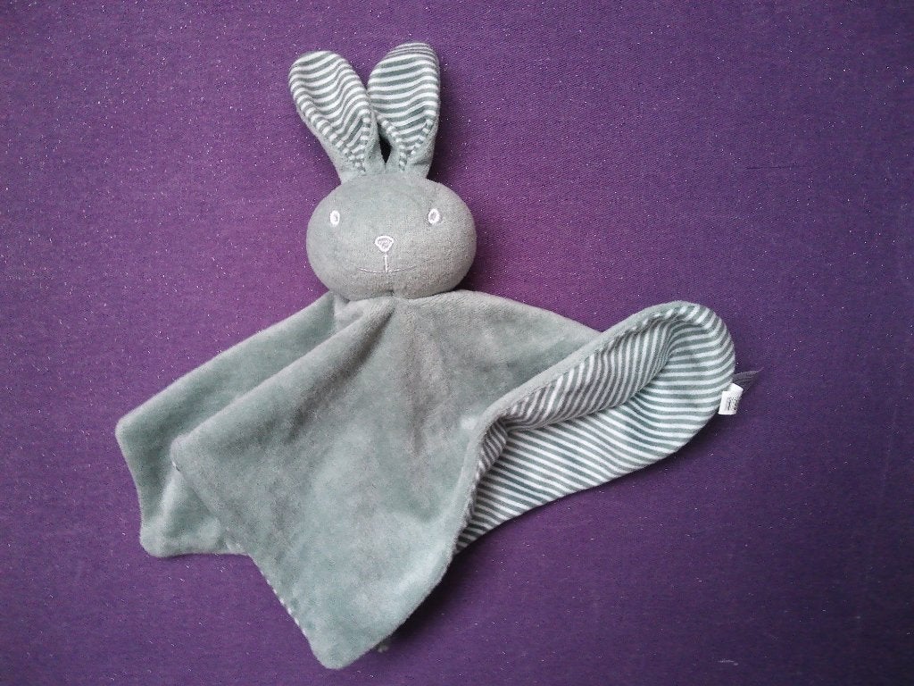 BAMBINO Knuffeldoekje KONIJN. GROEN **Nieuw**, Overige merken, Ophalen of Verzenden, Met label, Konijn