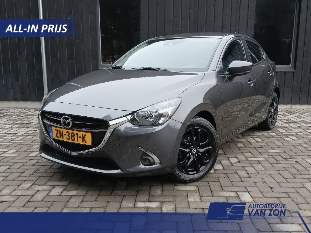 Mazda 2 1.5 Skyactiv-G Sport Navi Camera ALLin prijs NLAuto, Auto's, Voorwielaandrijving, Stof, 40 €/maand, Met garantie (alle)