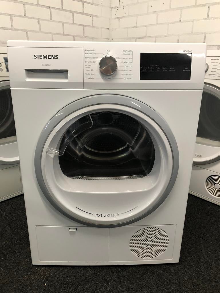€339 A+++ 8kg warmtepomp droger Siemens iQ300 GARANTIE, Ophalen, Minder dan 85 cm, Overige typen, 8 tot 10 kg