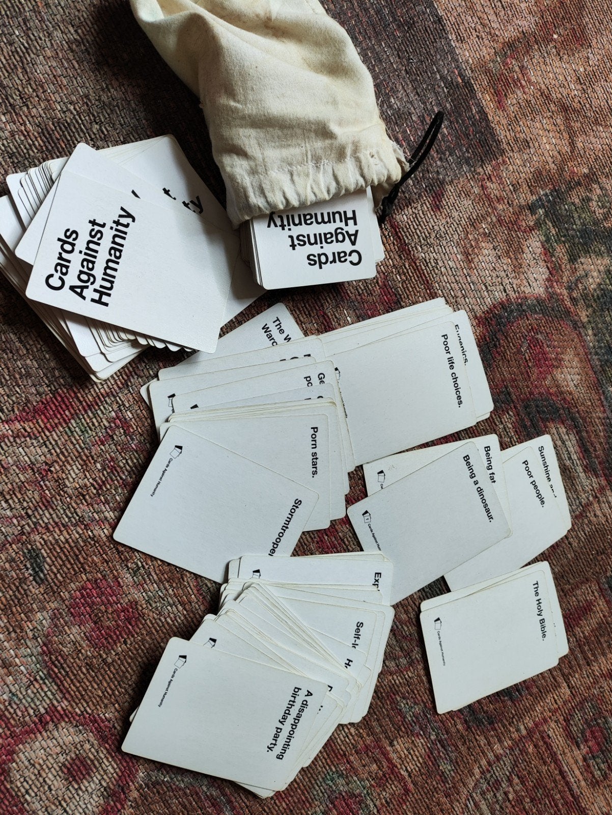 Cards Against Humanity - Antwoordkaarten, Drie of vier spelers, Ophalen of Verzenden, Gebruikt, Cards Against Humanity LLC