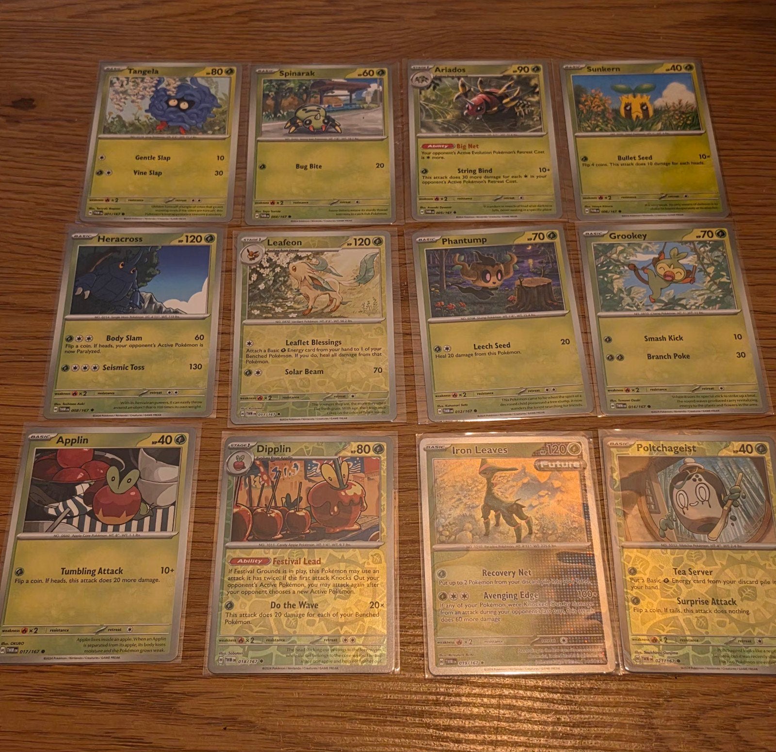 80  Pokémon kaarten uit de TWM-serie, Hobby en Vrije tijd, Ophalen of Verzenden, Zo goed als nieuw, Meerdere kaarten, Foil