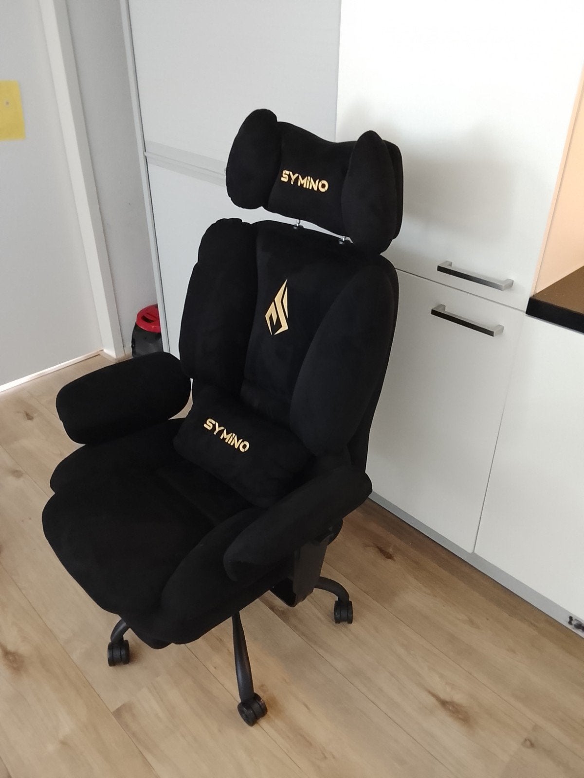 Symino Gaming Directeursstoel - Nieuw, Gaming bureaustoel, Zwart, Onbekend, Nieuw