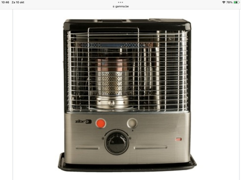 ZIBRO R224TC KACHEL 2400 W, Ophalen, Gebruikt, Overige brandstoffen, Petroleumkachel