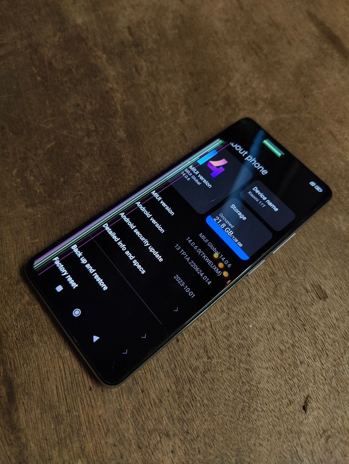 Xiaomi 11T - Scherm beschadigd, Telecommunicatie, Ophalen of Verzenden, 6 megapixel of meer, Klassiek of Candybar