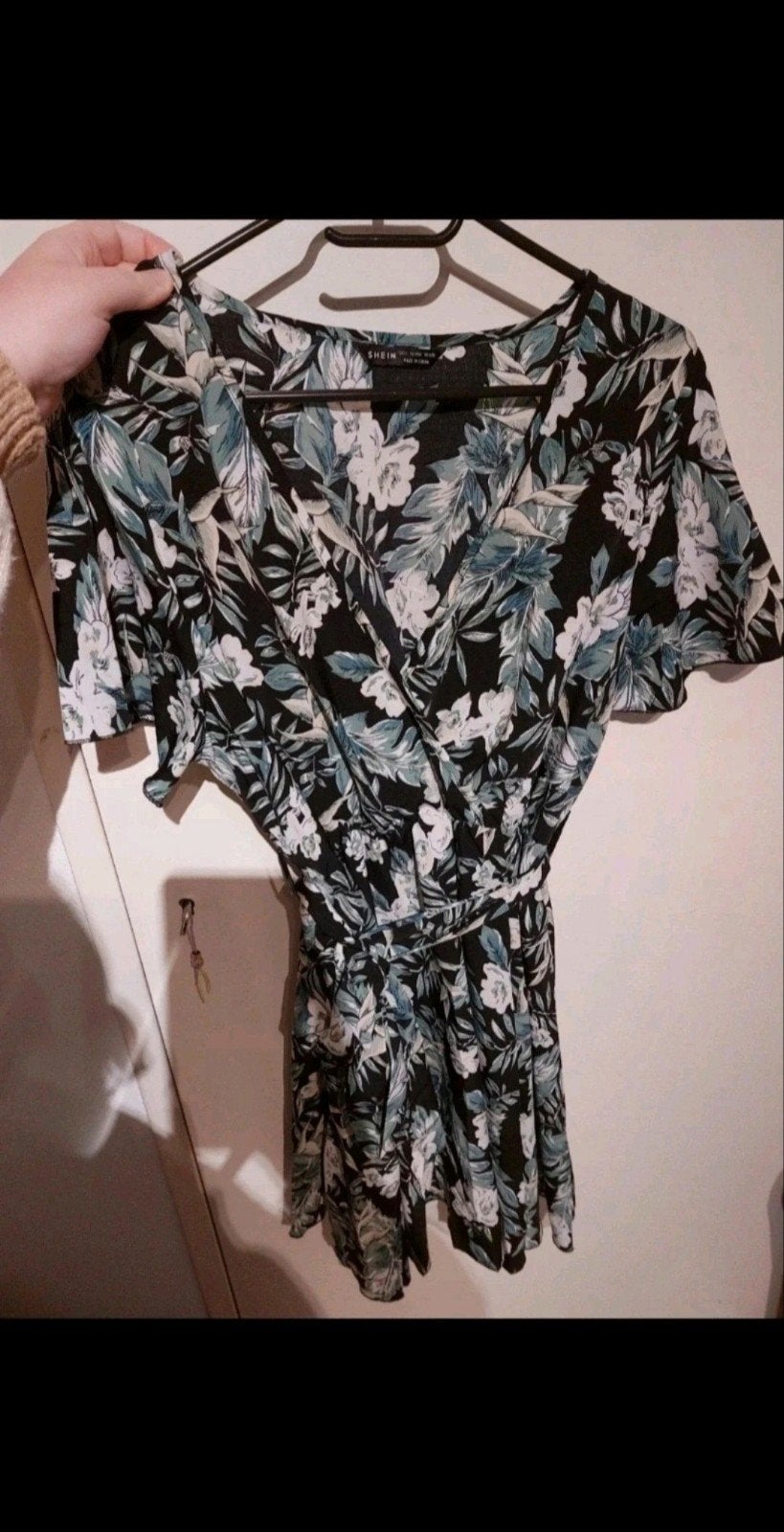 bloemenjurk ( maat : L ), Kleding | Dames, Jumpsuits, Maat 38/40 (M), Meerkleurig, Ophalen of Verzenden, Zo goed als nieuw