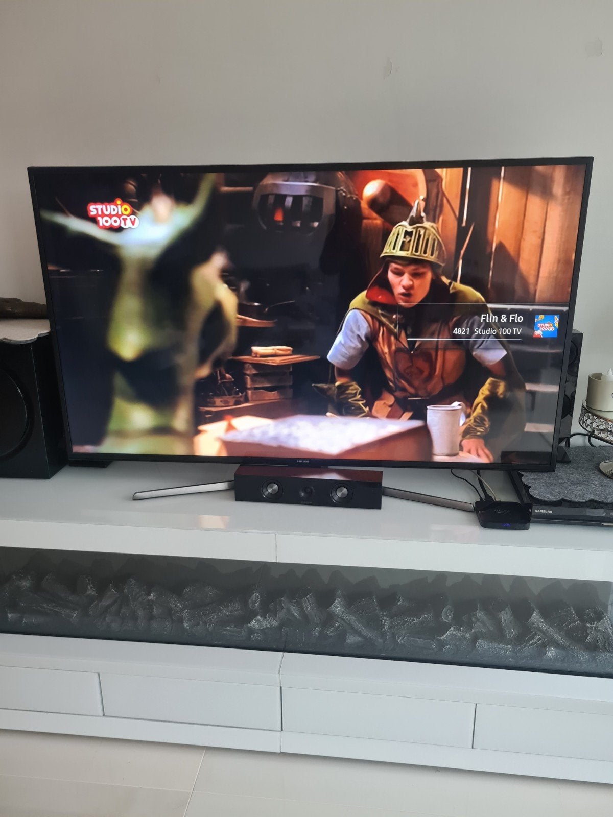 Samsung smart tv 55 inch inclusief home cinema set, Ophalen, 100 cm of meer, 50 Hz, Samsung