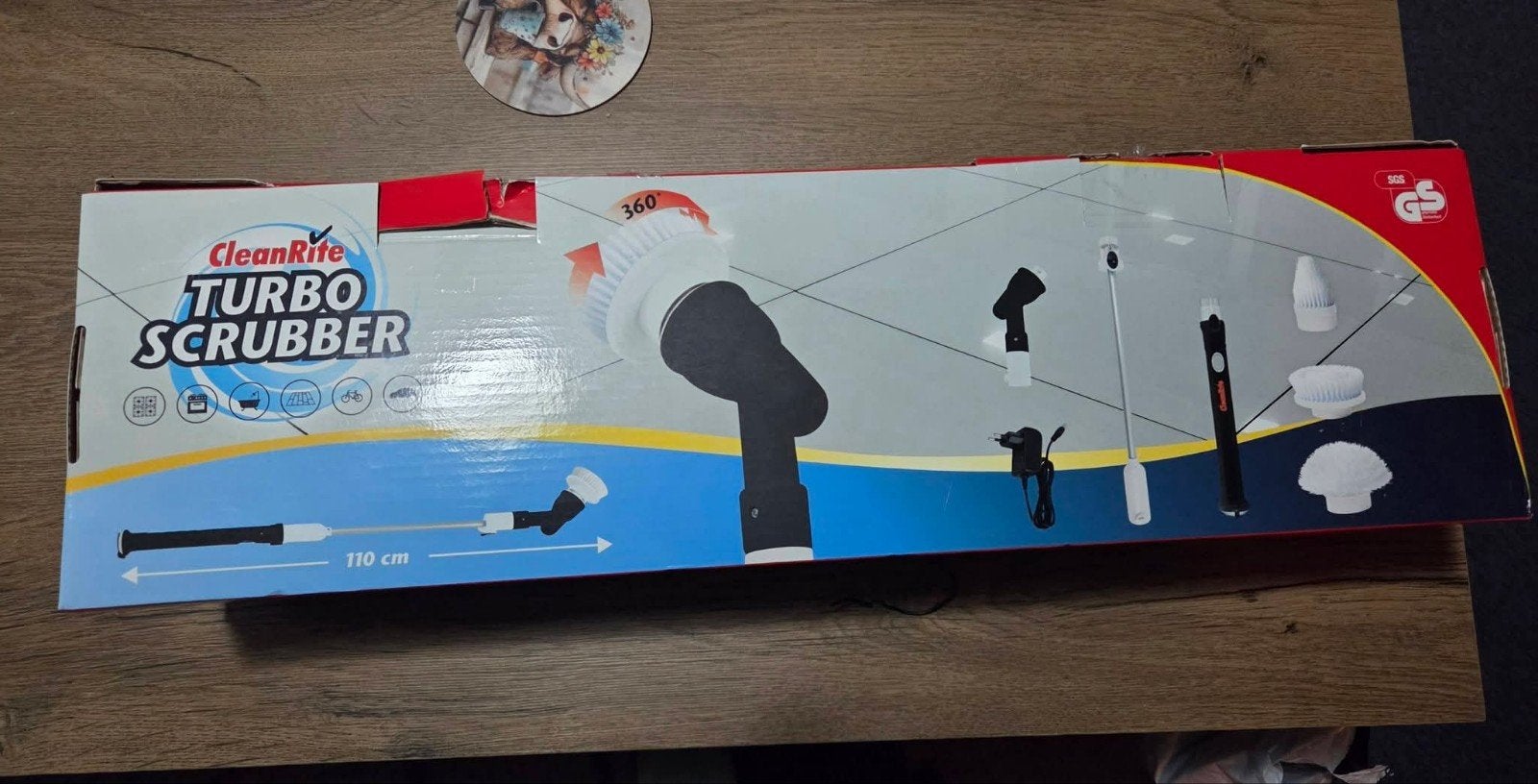 1x gebruikt Turbo scrubber GRATIS, Ophalen, Zo goed als nieuw