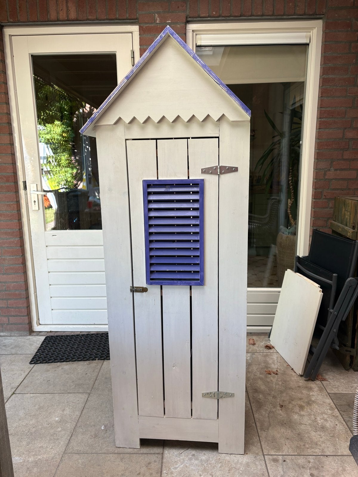 Kledingkast huisje kinderkamer, Ophalen, Gebruikt, 50 tot 100 cm, 150 tot 200 cm
