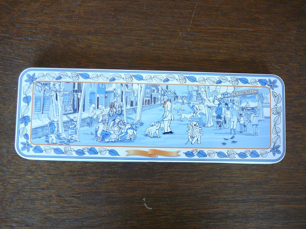 blik Postcodeloterij 30 x 10 x 2 cm., Verzamelen, Blikken, Ophalen of Verzenden, Overige