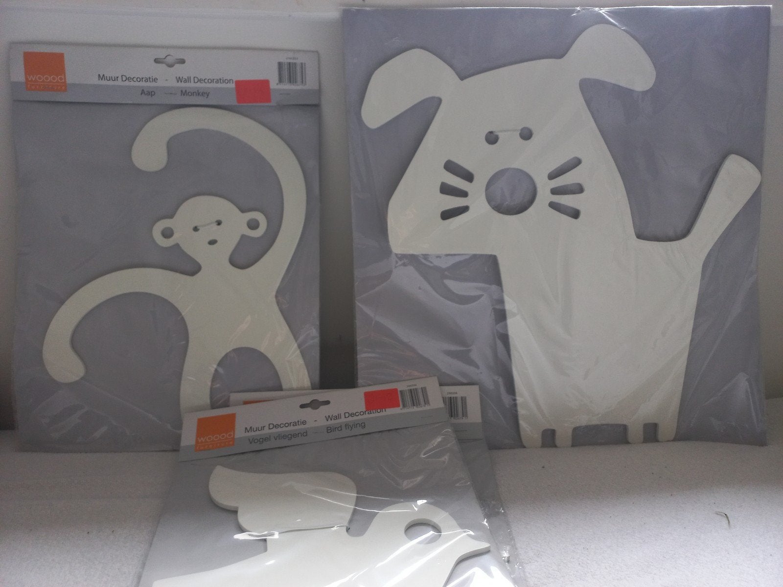 muurdecoratie Woood kinderkamer Nieuw, Kinderen en Baby's, Wit, Ophalen of Verzenden, Nieuw, Wanddecoratie