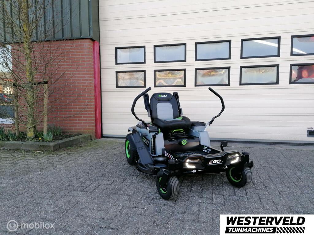 Nieuwe EGO Z6 zero turn zitmaaier 107 cm 4x 10AH GRATIS, Tuin en Terras, Zitmaaiers, Nieuw, EGO