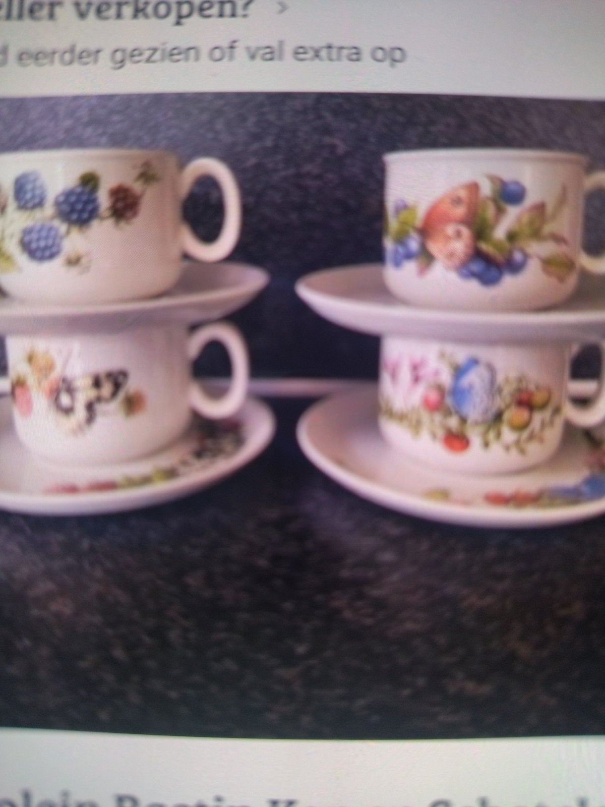 Marjolein Bastin kop en schotels., Ophalen of Verzenden