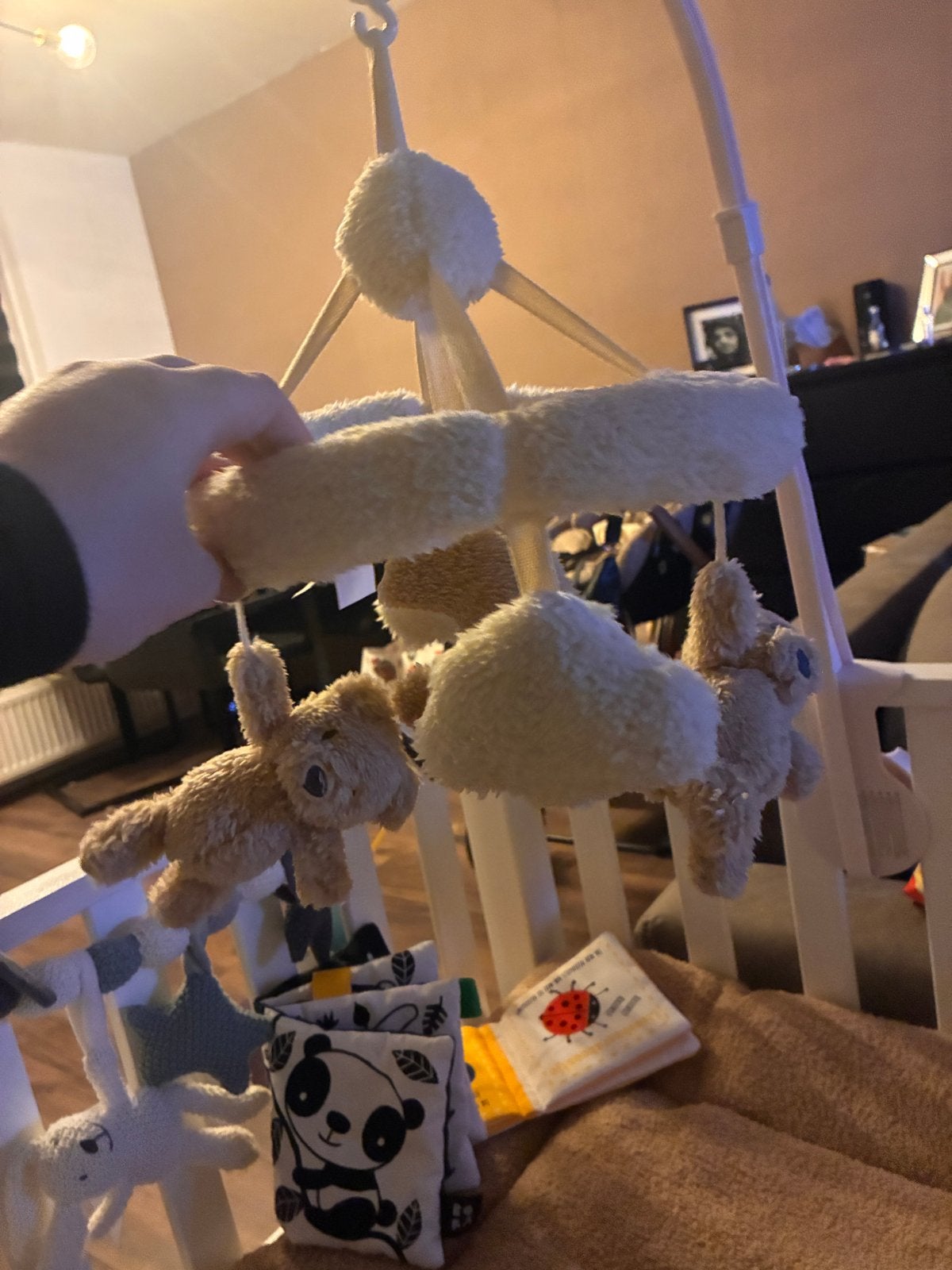 Prenatal muziekmobiel met beertjes, Kinderen en Baby's, Ophalen, Nieuw, Mobiel, Met geluid