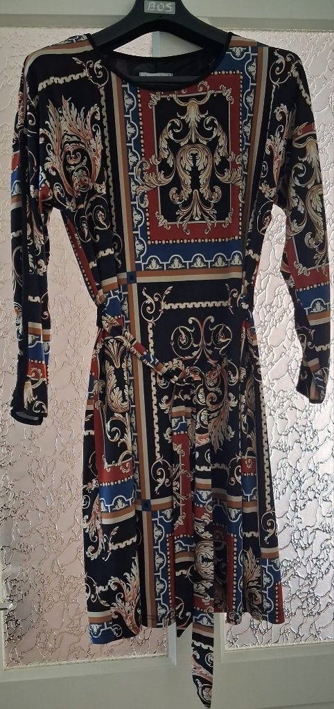 Batida dames jurk maat 2 ( = M 38) travelstof gevoerd zgan, Maat 38/40 (M), Meerkleurig, Ophalen of Verzenden, Zo goed als nieuw