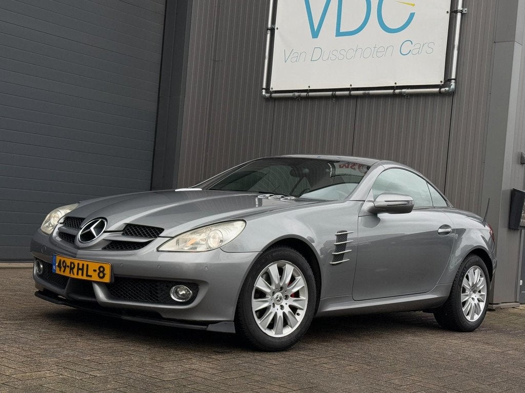 Mercedes-Benz SLK-klasse 200 K. | Automaat | Xenon | Leder, Auto's, Mercedes-Benz, Achterwielaandrijving, Gebruikt, Zwart, 4 cilinders