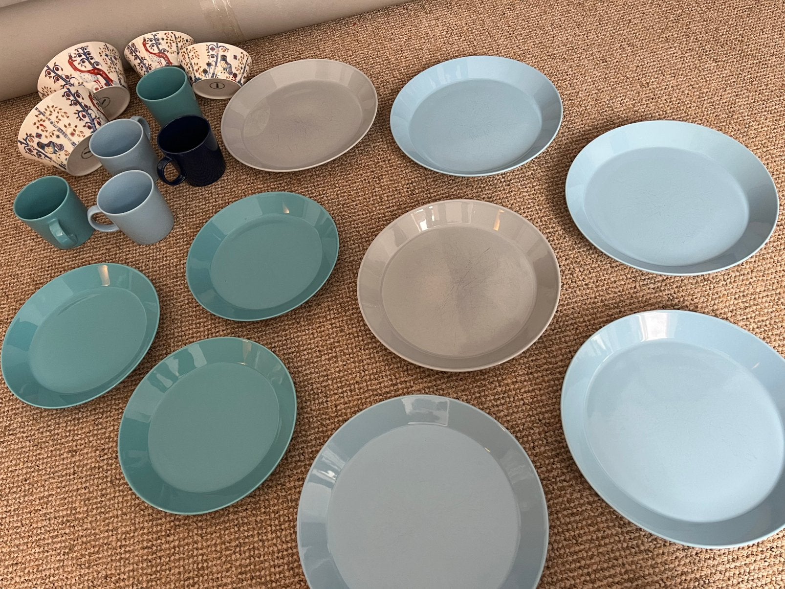 Iittala teema servies, Gebruikt, Ophalen of Verzenden, Overige stijlen, Aardewerk