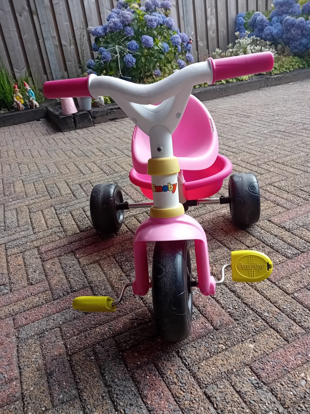 Kinder driewieler, Ophalen
