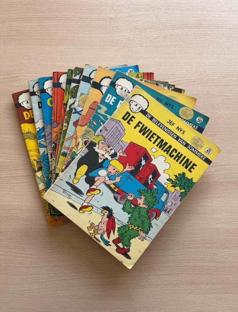 Oude strips Jommeke, Boeken, Meerdere stripboeken, Ophalen of Verzenden, Gelezen