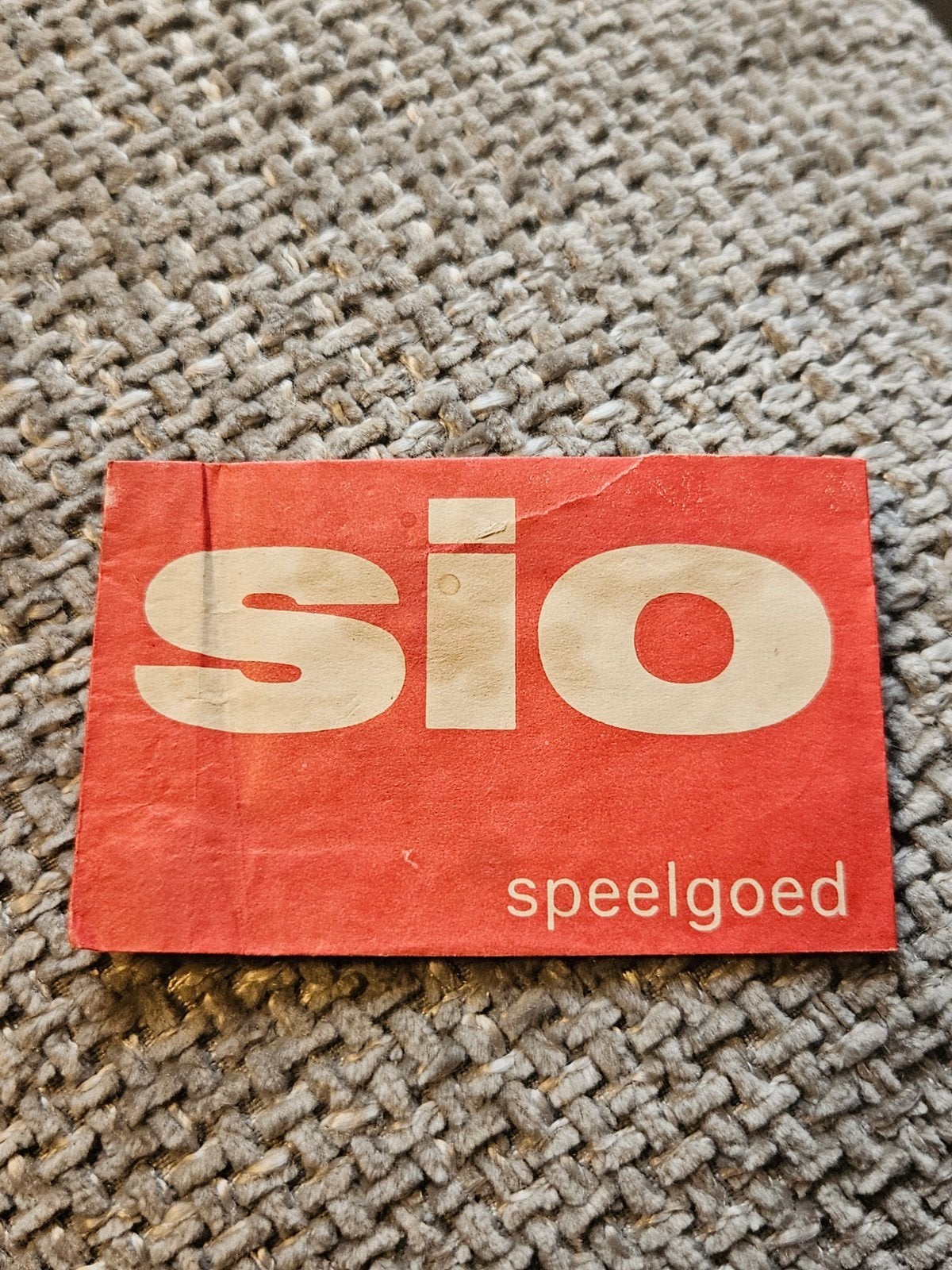 SIO Speelgoed suikerzakje jaren 60, Ophalen of Verzenden, Gebruikt
