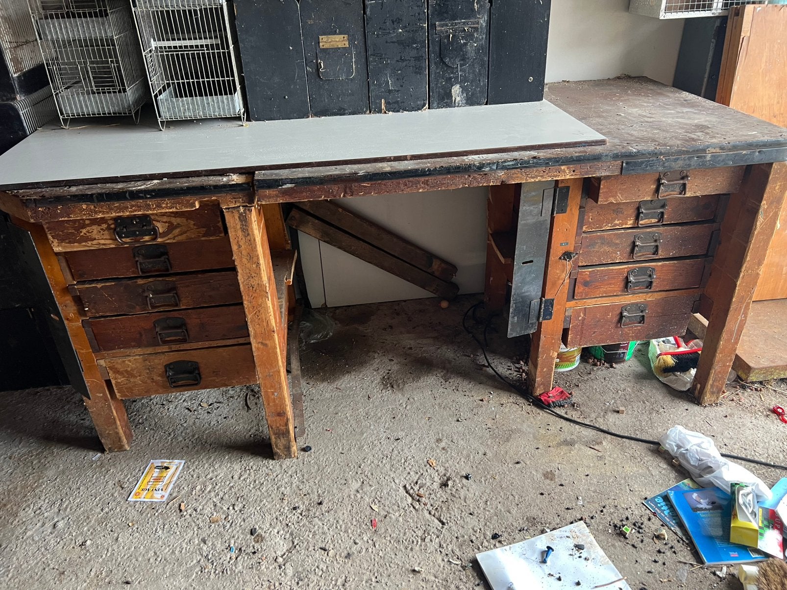Antieke werkbank, Doe-het-zelf en Verbouw, Werkbanken, Ophalen, Zo goed als nieuw