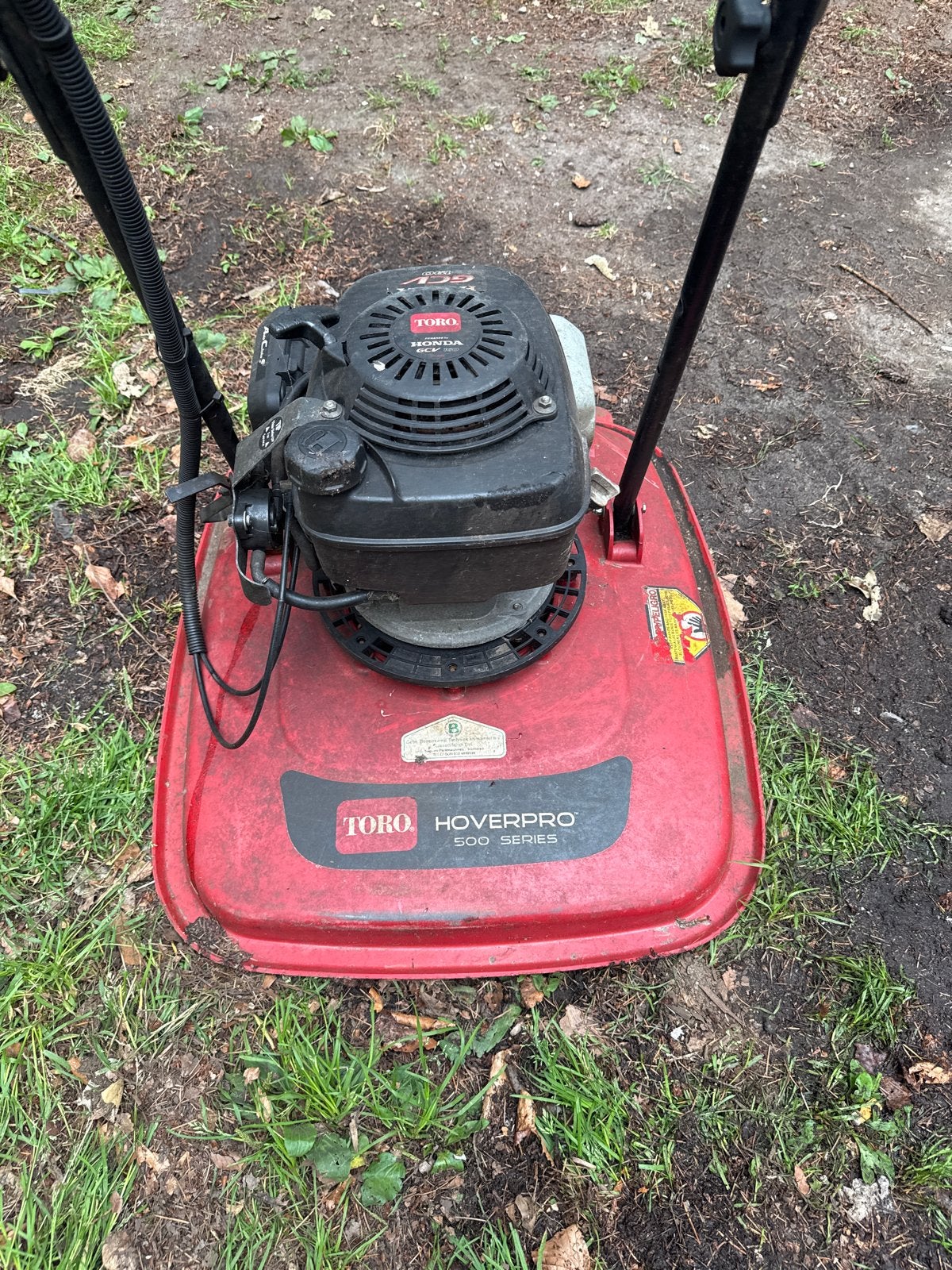 Zweefmaaier Toro Hoverpro 500 series, Ophalen, Gebruikt, Benzine-grasmaaier, 50 cm of meer