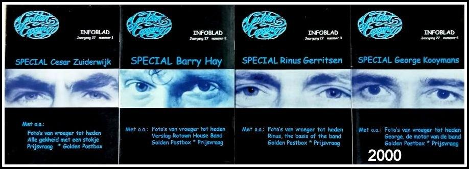 Golden Earring Fanclub bladen. 2000 tot 2010., Ophalen of Verzenden, Zo goed als nieuw