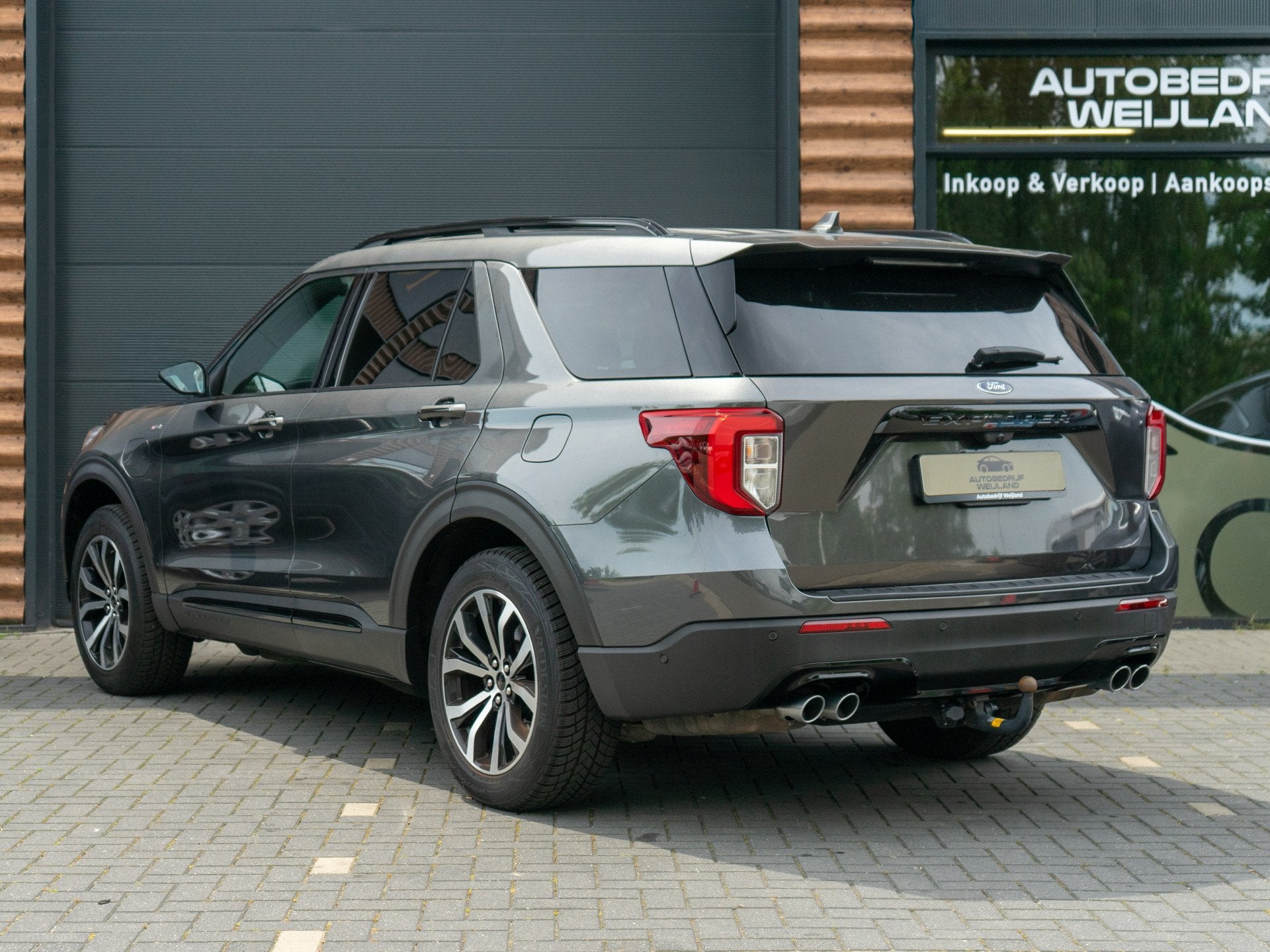 Ford Explorer 3.0 V6 457PK PHEV ST-Line NIEUWSTAAT DEALER ON, Auto's, Automaat, 2441 kg, 2956 cc, Hybride Elektrisch/Benzine