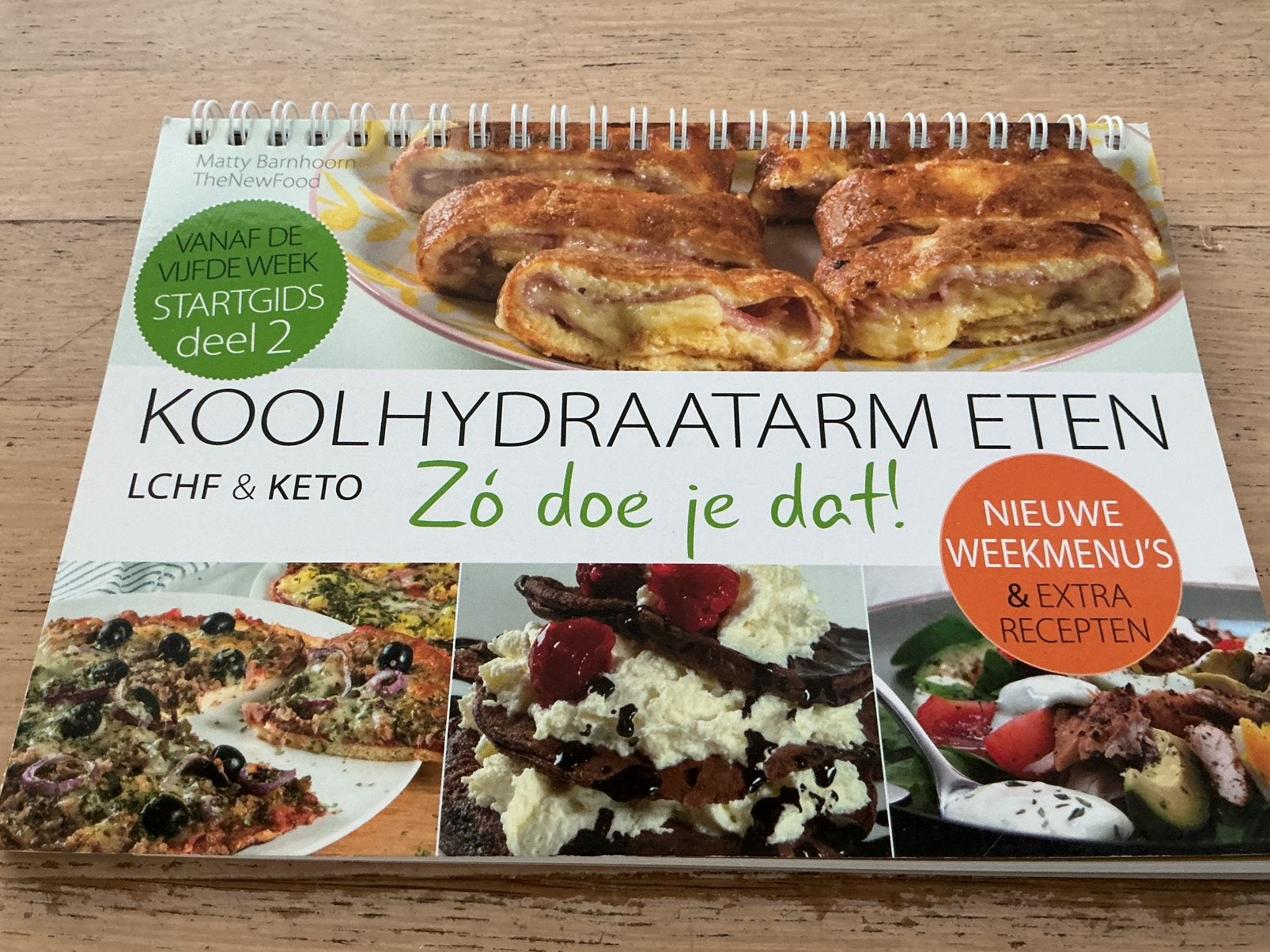 The New Food startgids 2 Koolhydraatarm eten Matty Barnhoorn, Ophalen of Verzenden, Zo goed als nieuw