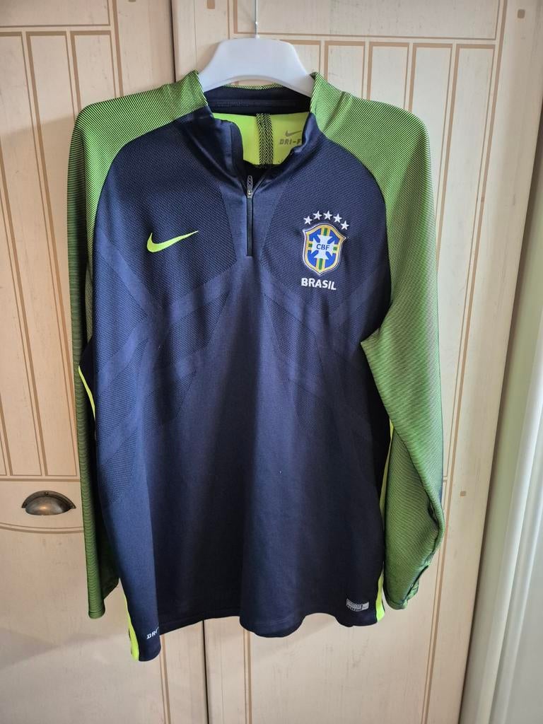Nike Brasil Trainingsshirt - Maat XL, Nike, Ophalen of Verzenden, Zo goed als nieuw, Voetbal