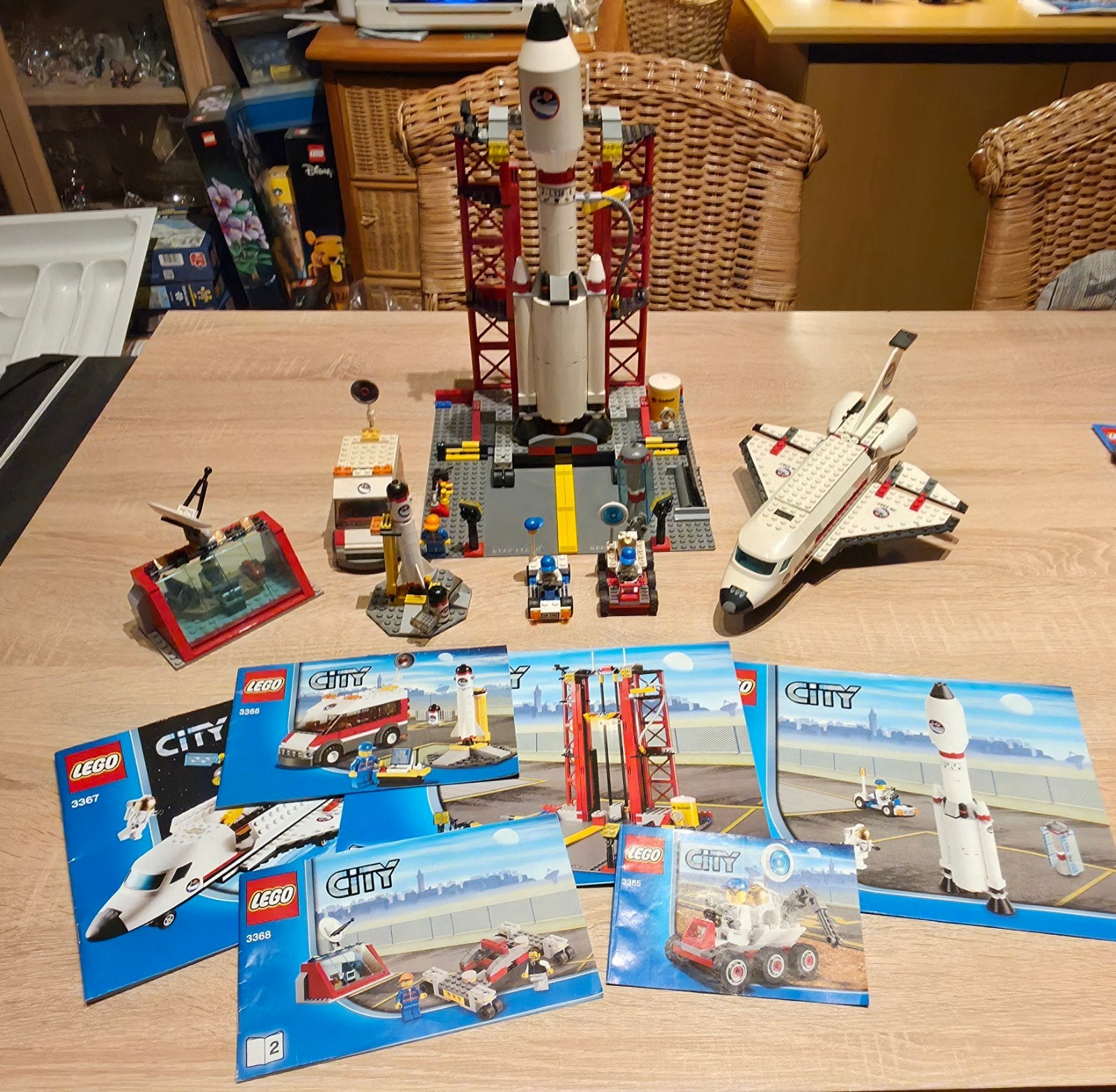 Lego City Ruimteset 3365, 3366, 3367, 3368, Kinderen en Baby's, Speelgoed | Duplo en Lego, Ophalen, City, Compleet, Lego