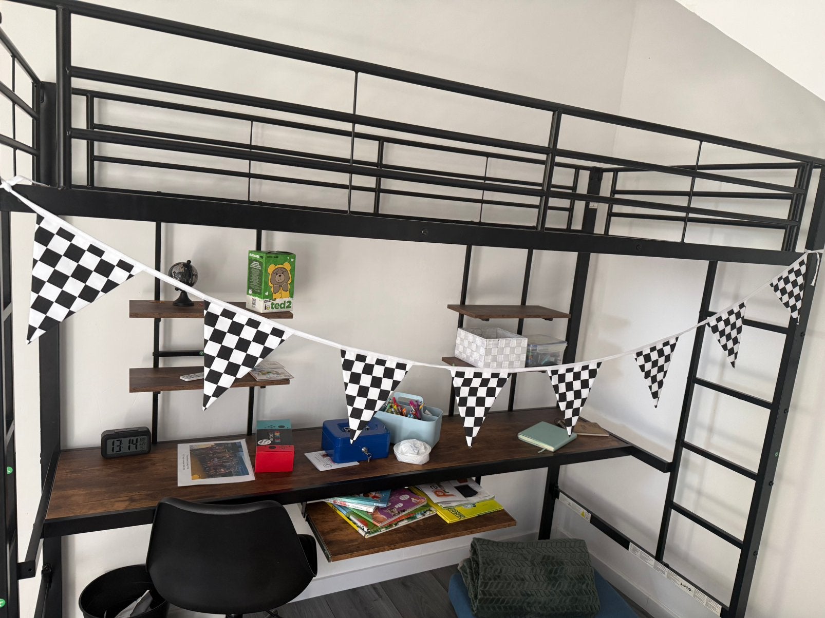 Hoogslaper 90x200, Huis en Inrichting, Ophalen, Eenpersoons, Zo goed als nieuw, 90 cm