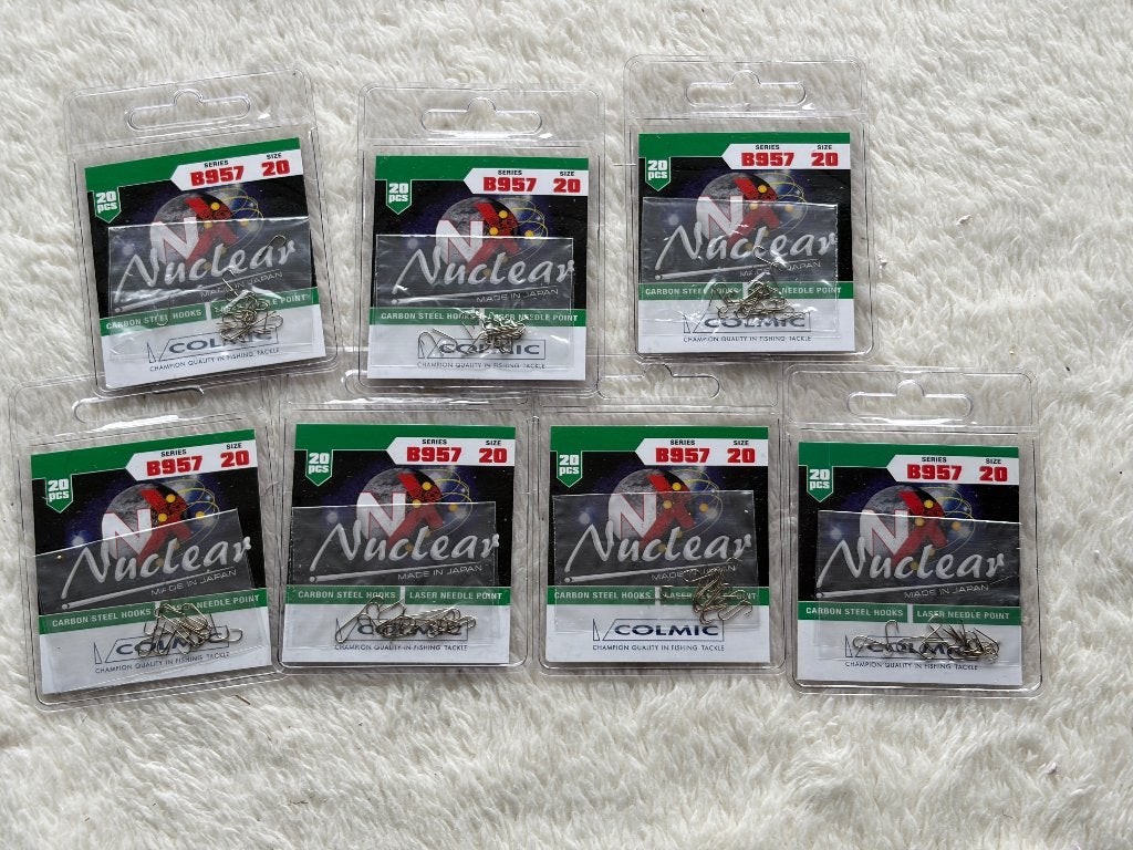 adv 339 / NIEUW set 7 pakjes haakjes COLMIC, Ophalen of Verzenden, Nieuw, Haak