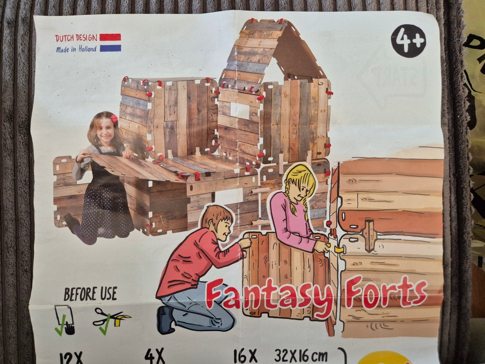 Fantasy Forts Speelhuisje Bouwpakket, Ophalen, Gebruikt, Bouwen