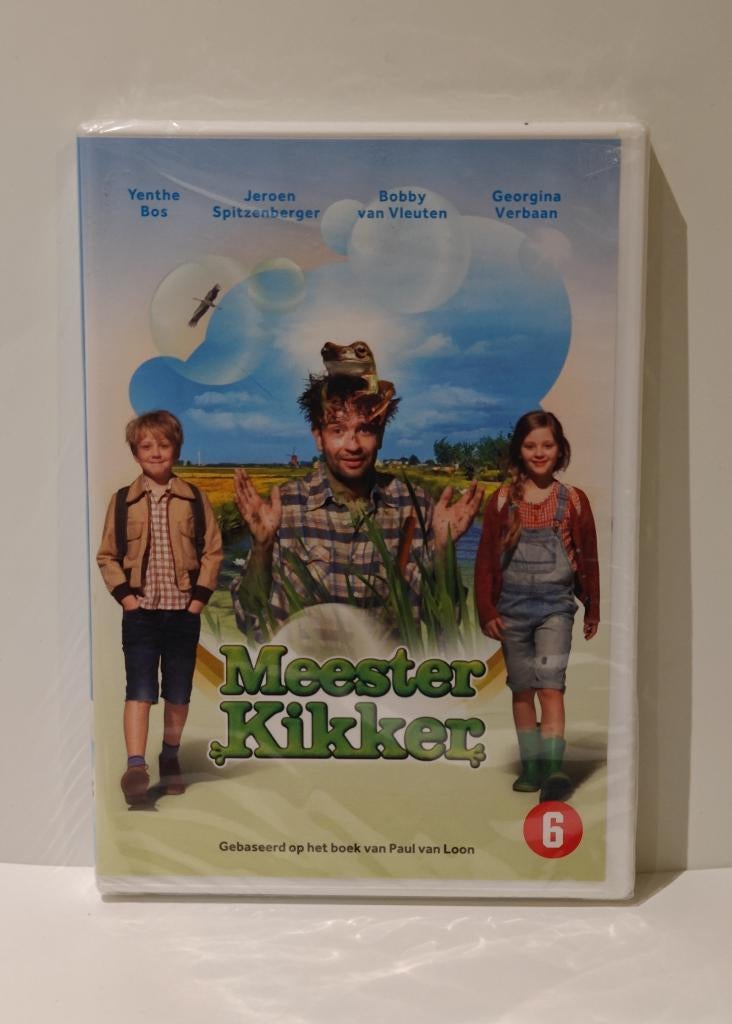 Meester Kikker DVD Nieuw Geseald familie film Paul van Loon, Ophalen of Verzenden, Komedie, Vanaf 6 jaar, Nieuw in verpakking