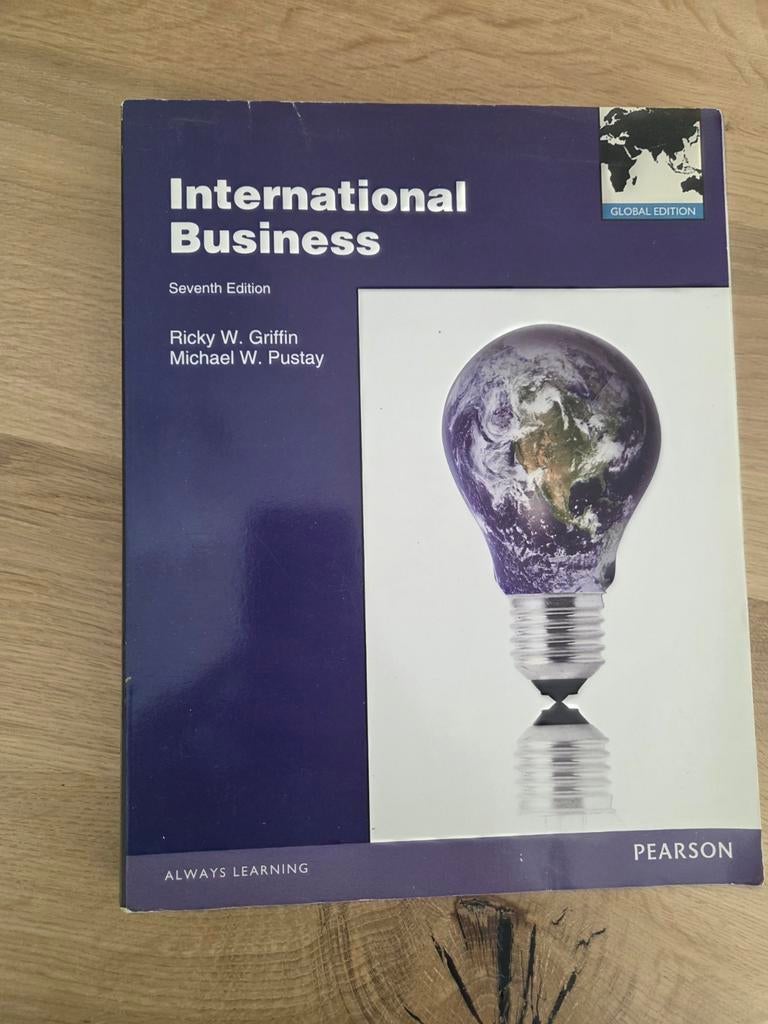 Boek International business, Ophalen of Verzenden, Alpha, Zo goed als nieuw, HBO