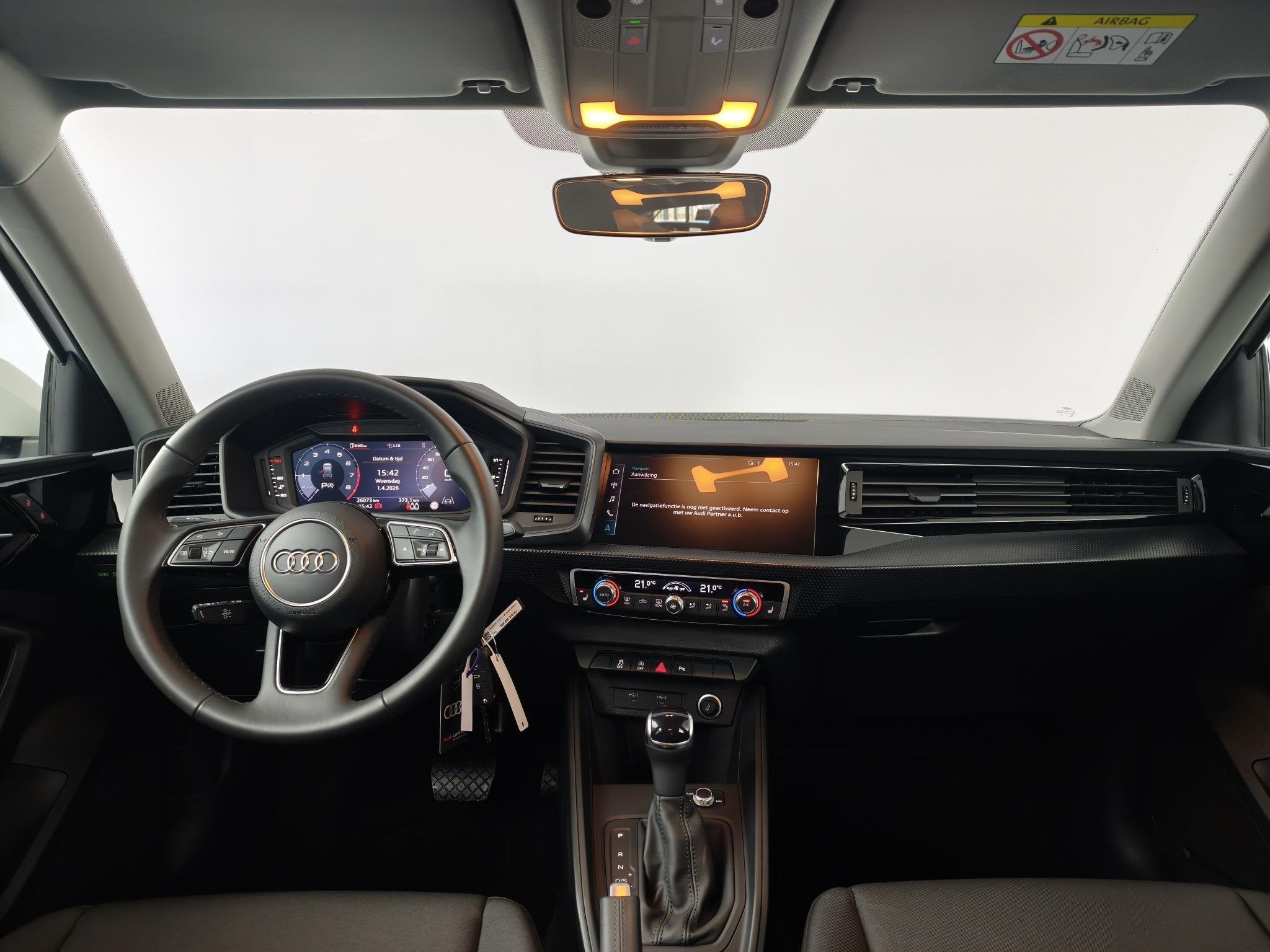 Audi A1 Sportback 30 TFSI Advanced edition | Automaat | Stoe, Auto's, Audi, Stof, Automatische klimaatregeling, 116 pk, Wit