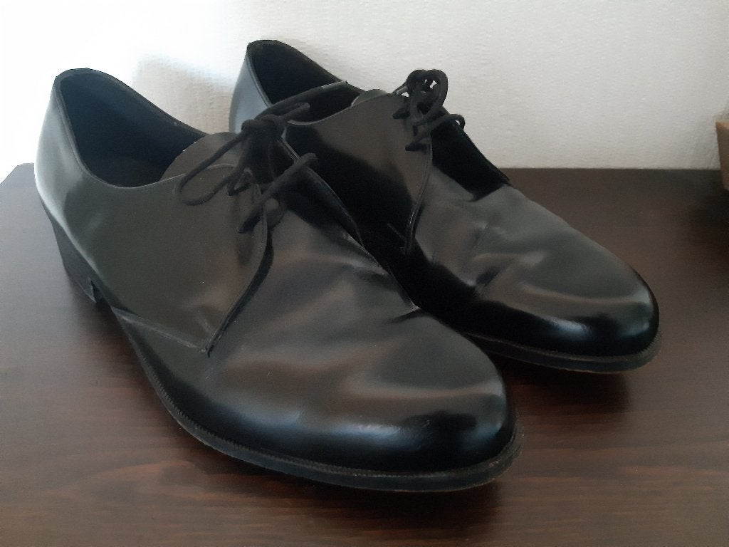 zwarte herenschoenen veterschoenen Verbunt maat 8,5 42/43, Zwart, Ophalen of Verzenden, Zo goed als nieuw, Veterschoenen
