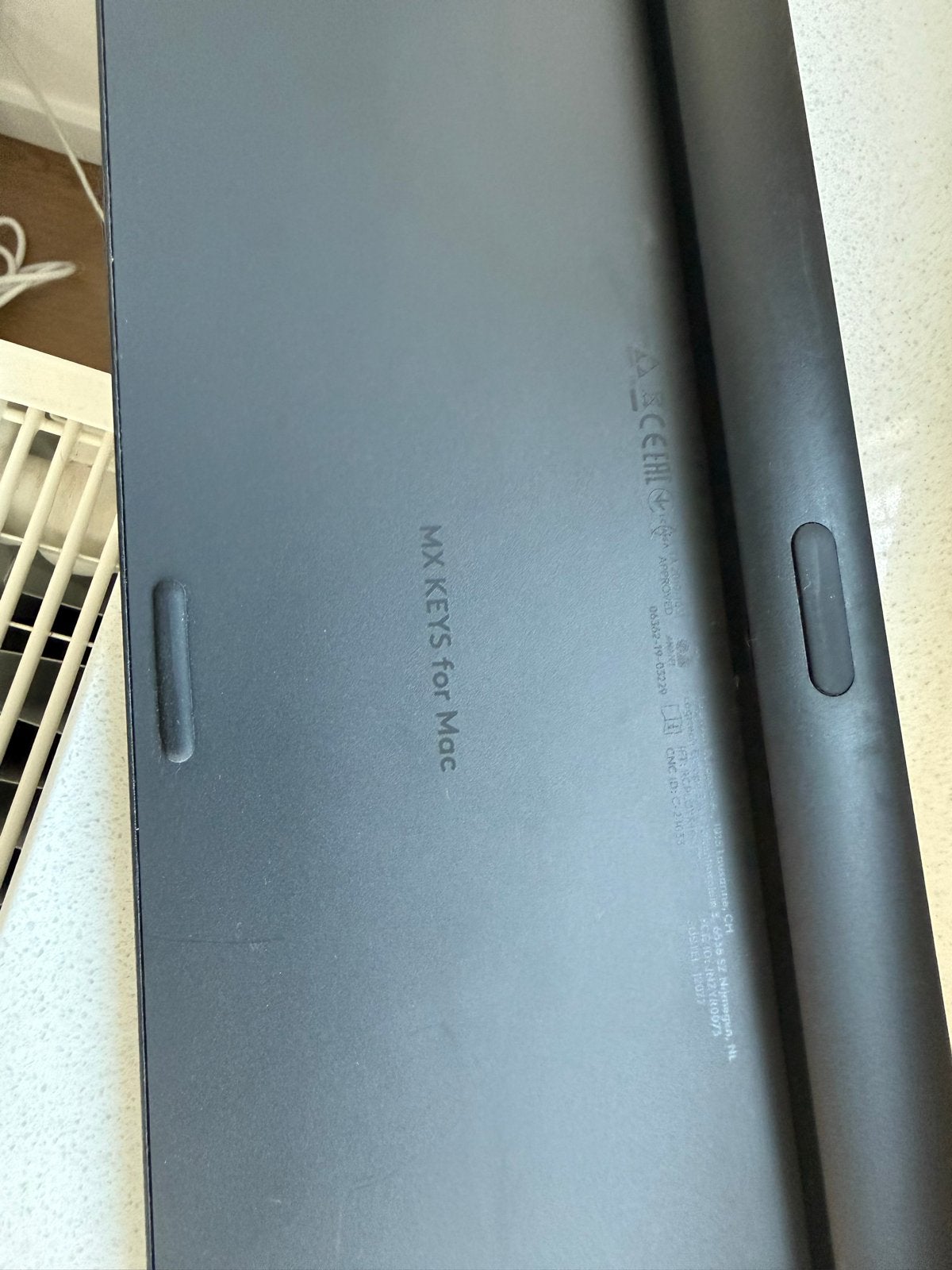 Logitech MX Keys for Mac - Qwerty toetsenbord, Computers en Software, Toetsenborden, Gebruikt, Qwerty, Draadloos, Draadloze ontvanger