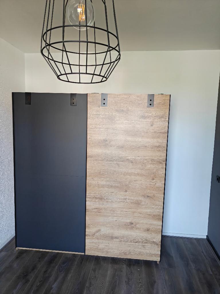 Kledingkast met schuifdeur, Huis en Inrichting, Ophalen, Gebruikt, 200 cm of meer, 50 tot 75 cm