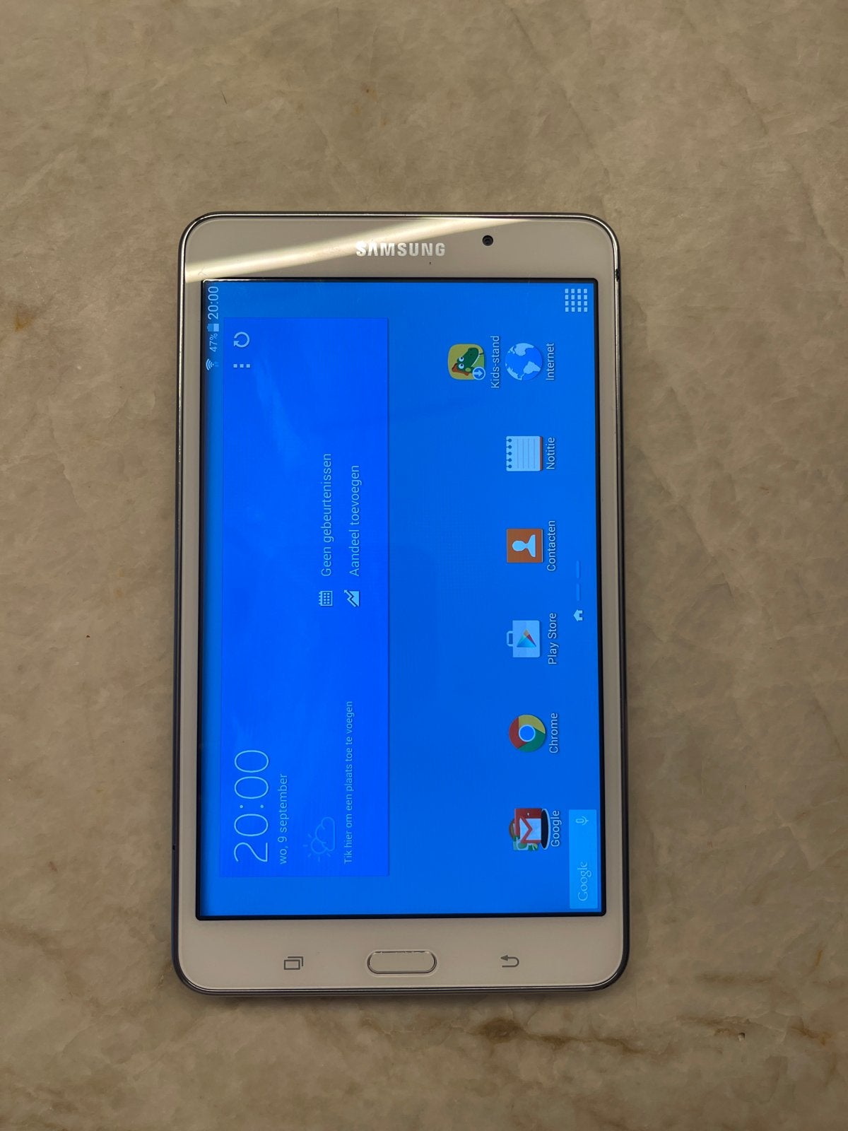Samsung Galaxy Tab T230, Computers en Software, 10 inch, Gebruikt, Ophalen of Verzenden, 16 GB