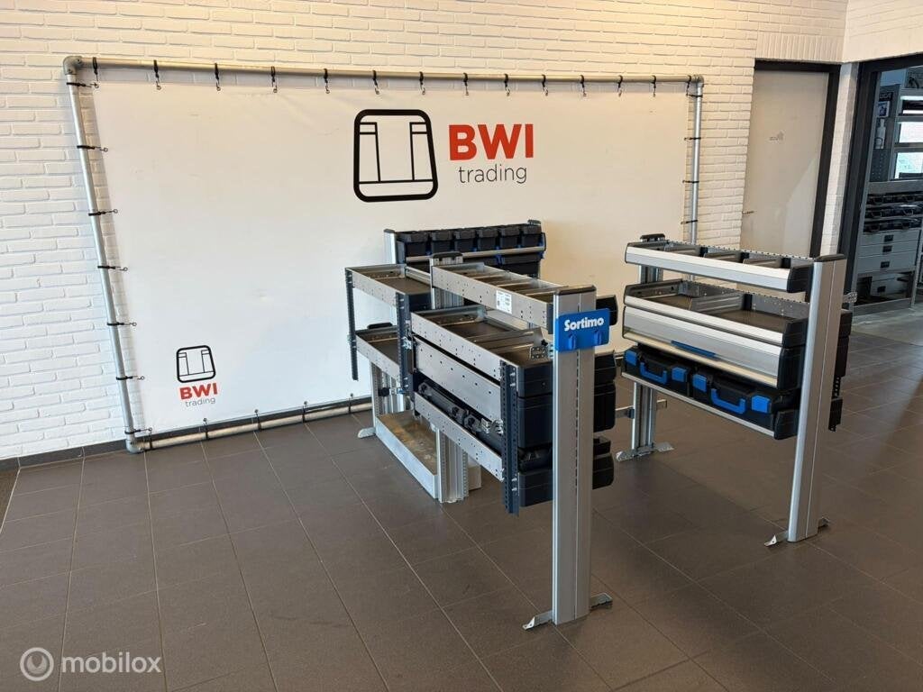 Sortimo SR5 bedrijfswageninrichting set van drie nette staat, Ophalen of Verzenden