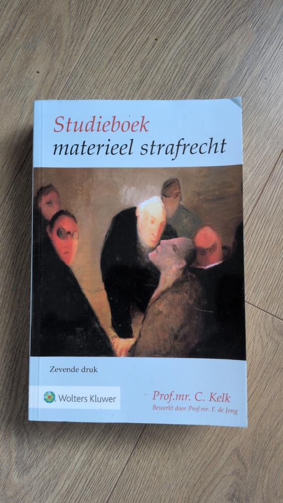 Studieboek materieel strafrecht zevende druk, Boeken, Studieboeken en Cursussen, Ophalen of Verzenden