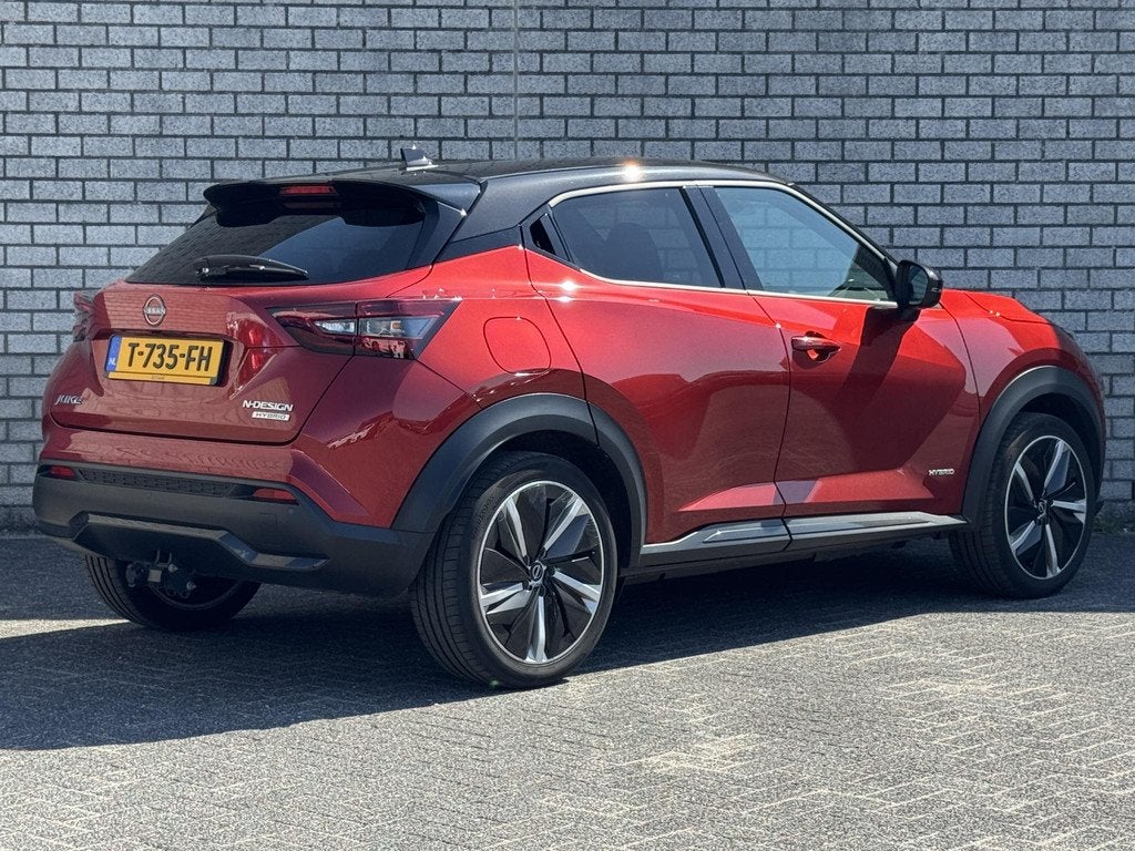Nissan Juke 1.6 Hybrid N-Design | Trekhaak | 360° Camera |, Auto's, Nissan, Met garantie (alle), Origineel Nederlands, Bedrijf