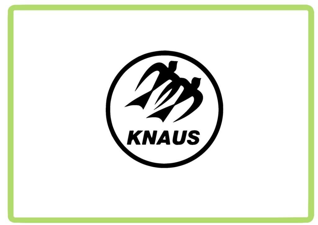 Knaus rond caravan en camper sticker, Verzenden, Nieuw, Overige typen
