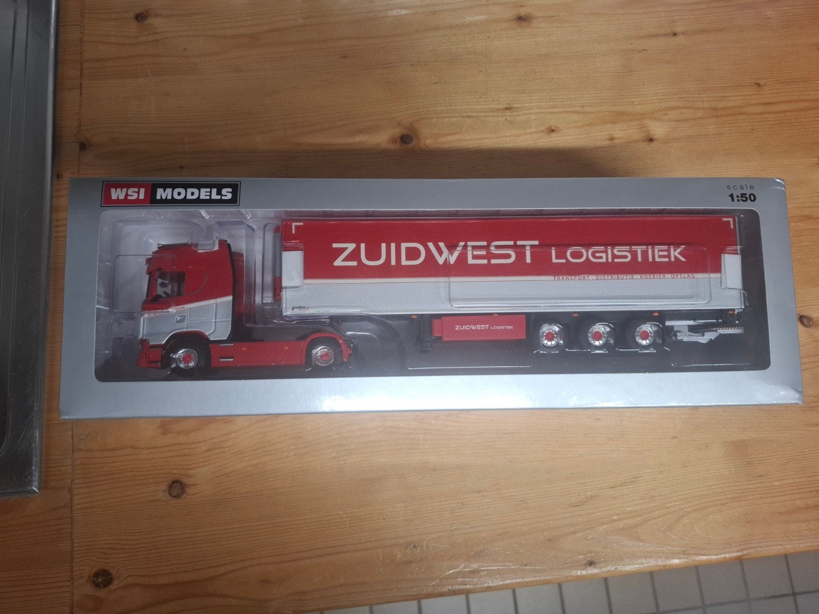 WSI Models Scania Zuidwest Logistiek vrachtwagen 1:50, Ophalen of Verzenden, Nieuw, Bus of Vrachtwagen, Wsi