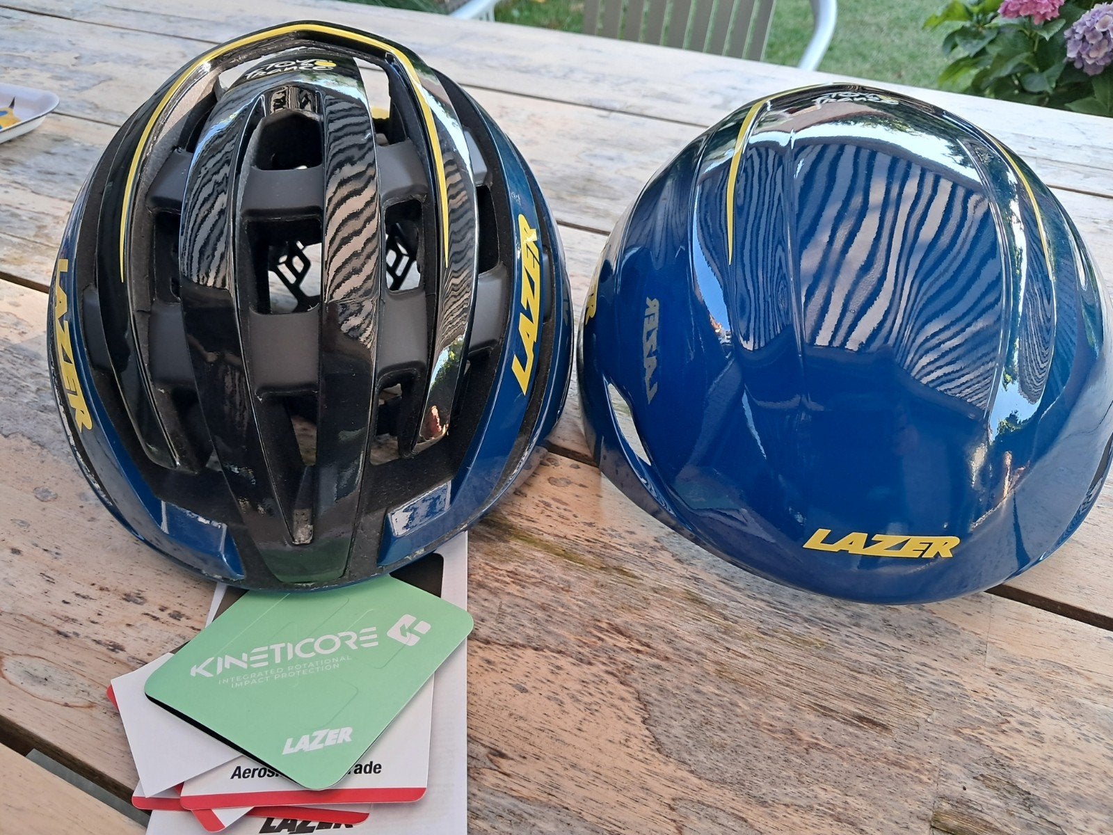 Lazer Z1 KinetiCore+aeroshell (L)Tour de France Ltd. edition, Lazer, Nieuw, Ophalen of Verzenden, L