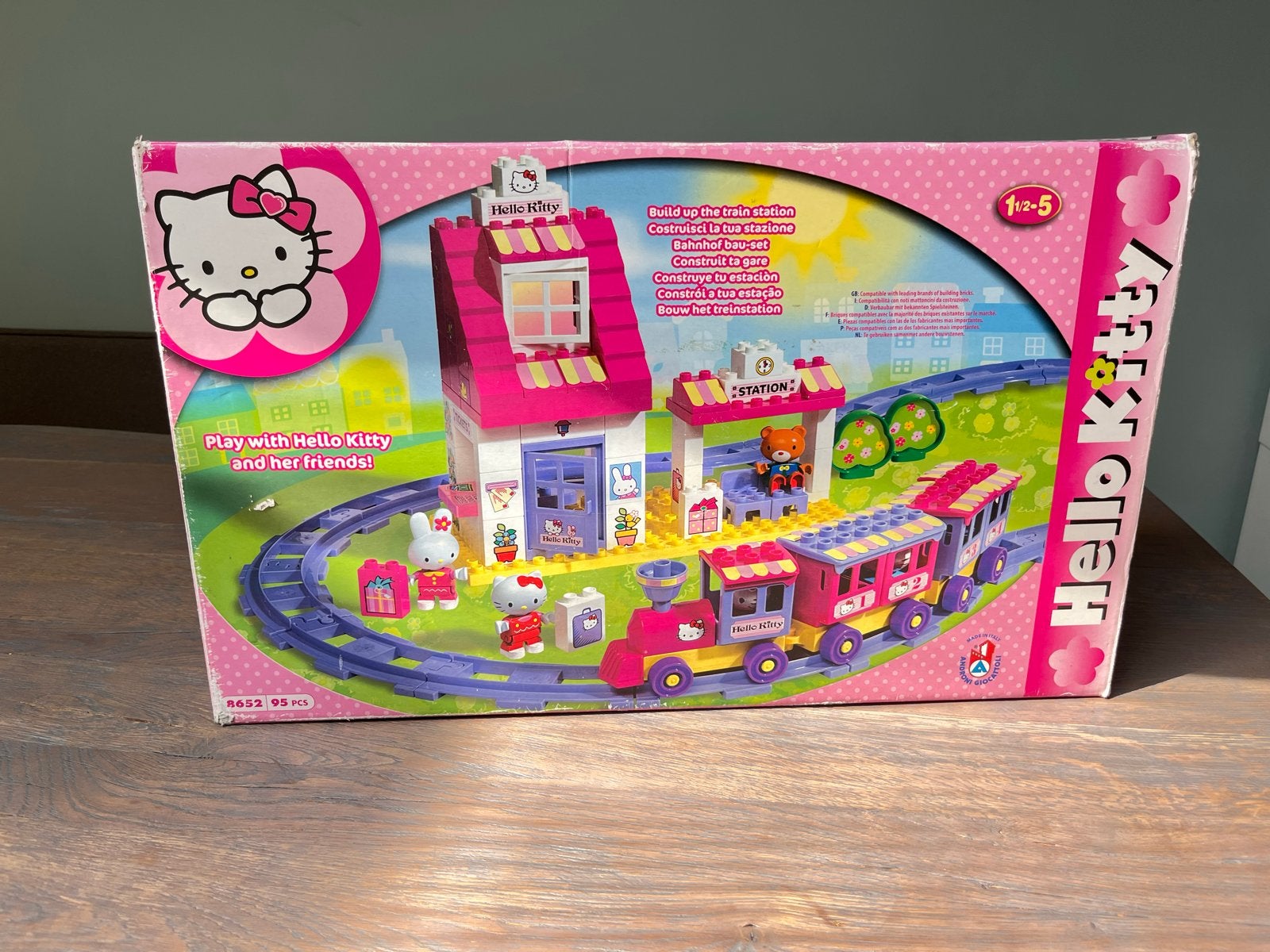 Duplo Hello Kitty Treinset met Station, Ophalen, Gebruikt, Overige thema's, Duplo