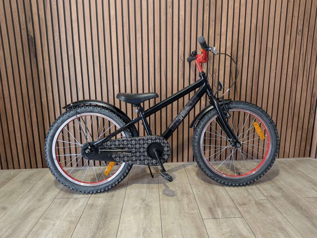 20 inch jongens fiets spider-man, Terugtraprem, Gebruikt, Versnellingen, Niet ingevuld