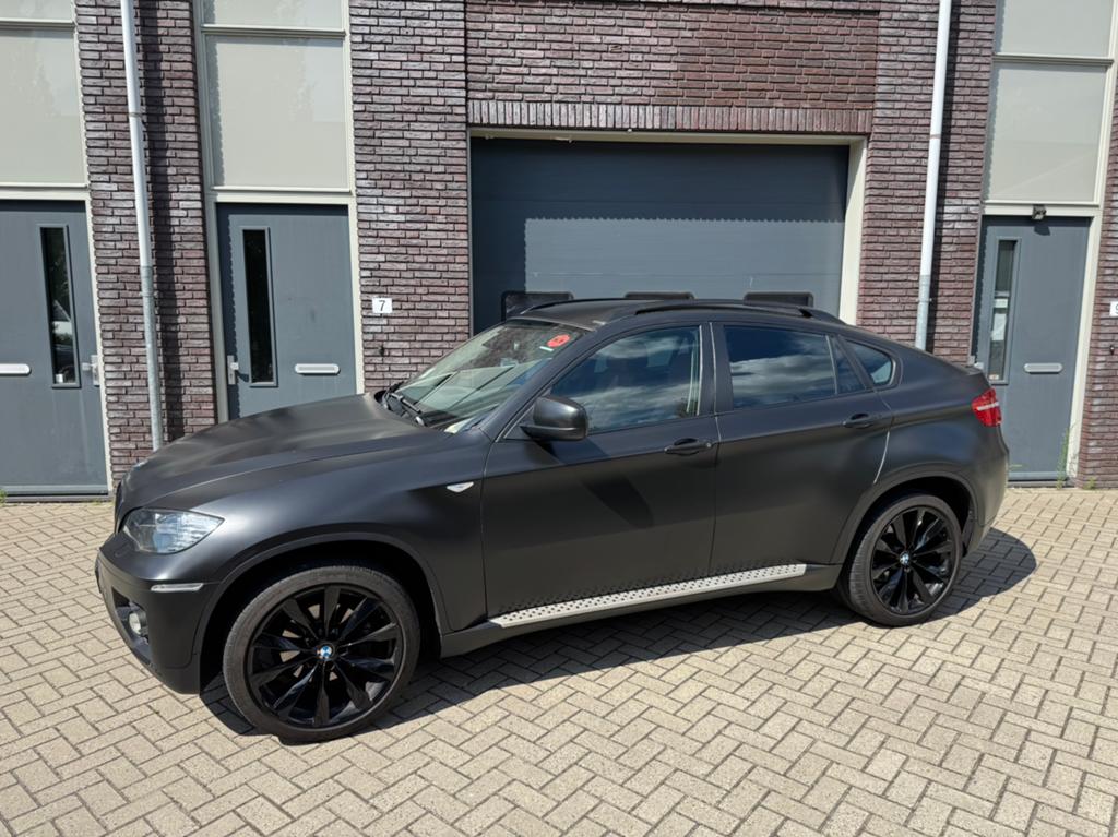 BMW X6 Xdrive 30D 310PK 2011 mat zwart, logic 7, trekhaak, 2993 cc, 241 €/maand, Zwart, Diesel